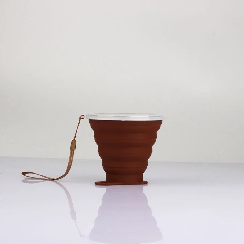 Gobelet Pliable - FlexSip™ - Marron - KingTrekking