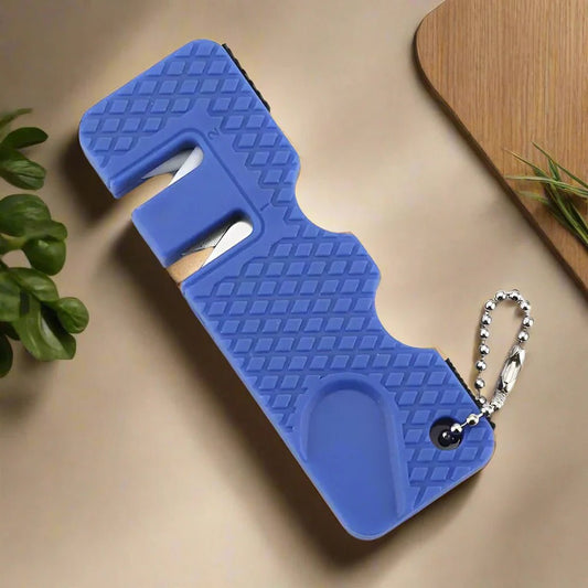 Aiguiseur de Couteaux - MiniOutdoorsKnifeSharpener™ - Bleu - KingTrekking