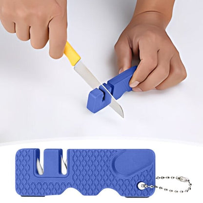 Aiguiseur de Couteaux - MiniOutdoorsKnifeSharpener™ - Bleu - KingTrekking