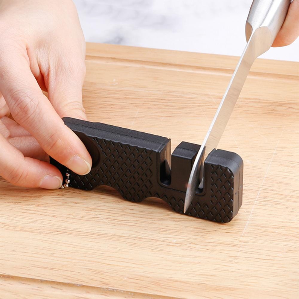 Aiguiseur de Couteaux - MiniOutdoorsKnifeSharpener™ - Noir - KingTrekking