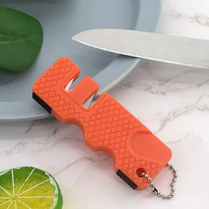 Aiguiseur de Couteaux - MiniOutdoorsKnifeSharpener™ - Orange - KingTrekking