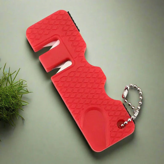 Aiguiseur de Couteaux - MiniOutdoorsKnifeSharpener™ - Rouge - KingTrekking