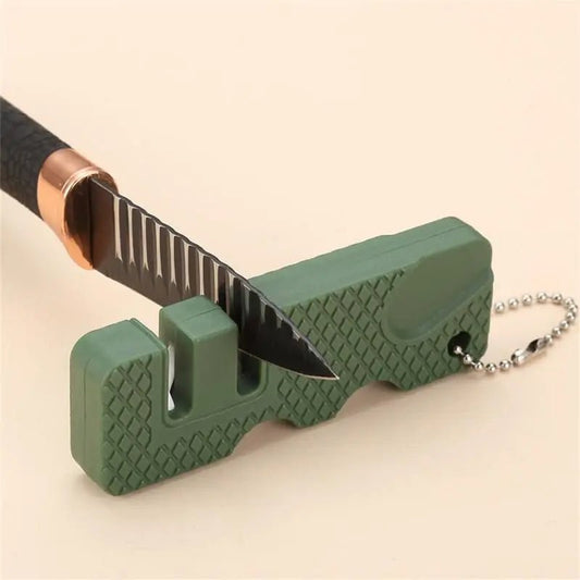 Aiguiseur de Couteaux - MiniOutdoorsKnifeSharpener™ - Vert - KingTrekking