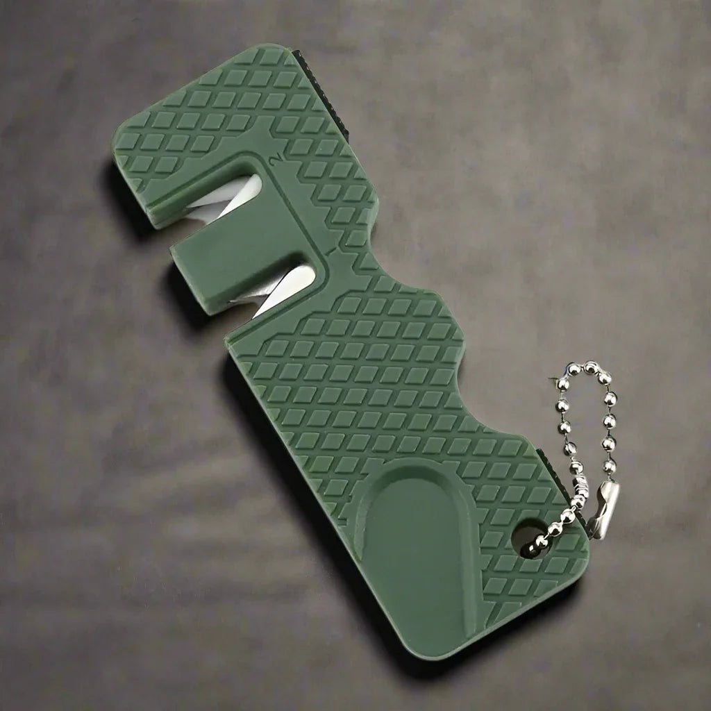 Aiguiseur de Couteaux - MiniOutdoorsKnifeSharpener™ - Vert - KingTrekking