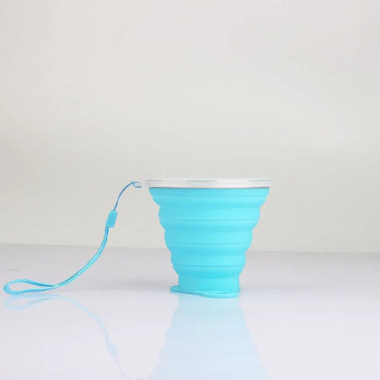 Gobelet Pliable - FlexSip™ - Bleu - KingTrekking