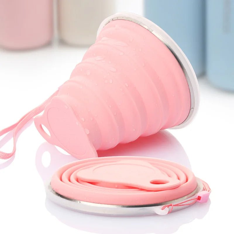 Gobelet Pliable - FlexSip™ - Rose - KingTrekking